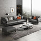 Gray Leather Sofa with Four Legs Contemporary Living Room Seating Clearhalo 'furn' 'furn_sofas' 'Furniture' 'Living Room Furniture' 'Sofa' 'sofas' 1200x1200_3df199df-1004-4ec3-972d-3de6f0de2217