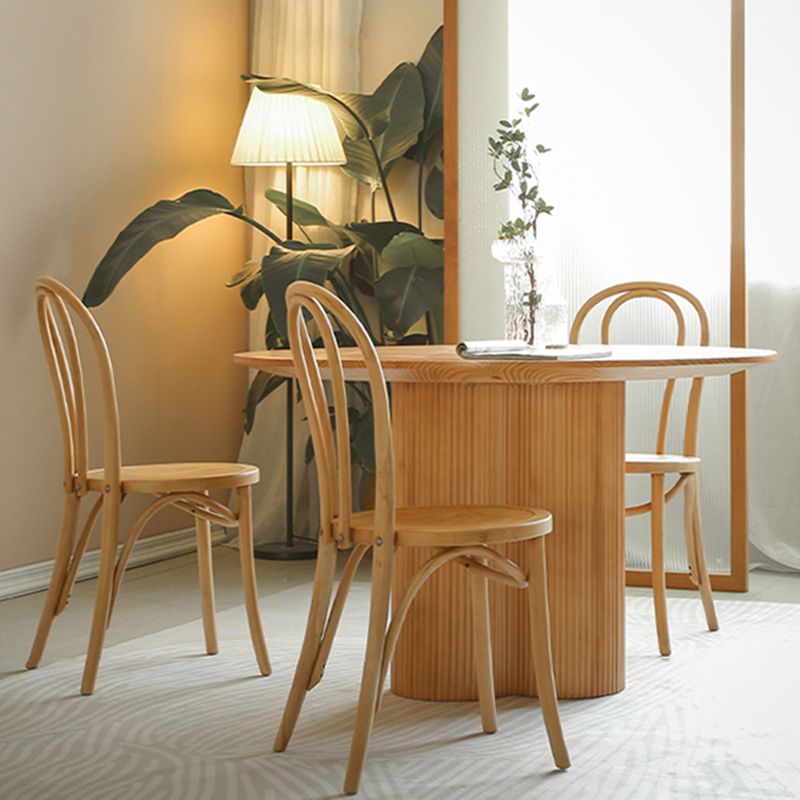 Contemporary Dining Set 1/2/5/7 Pcs Solid Wood Dining Table and Chairs Clearhalo 'Dining Room Sets' 'Dining Tables & Seating' 'dining_room_set' 'furn' 'furn_dining_room_set' 'Furniture' 'Kitchen & Dining Furniture' 1200x1200_3df53d62-5584-45a6-90a3-10e1c11f8b21