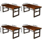 Industrial Style Solid Wood Dining Table Brown Rectangle Table with Trestle Base for Dinning Room Clearhalo ' dining_table' 'Dining Tables & Seating' 'Dining Tables' 'furn' 'furn_dining_table' 'Furniture' 'furniture_dining_table' 'Kitchen & Dining Furniture' 'kitchen&dining_furn' 'kitchen' 'kitchen_dining_table' 1200x1200_3df57001-66f2-426a-8709-fb1e3de552d6