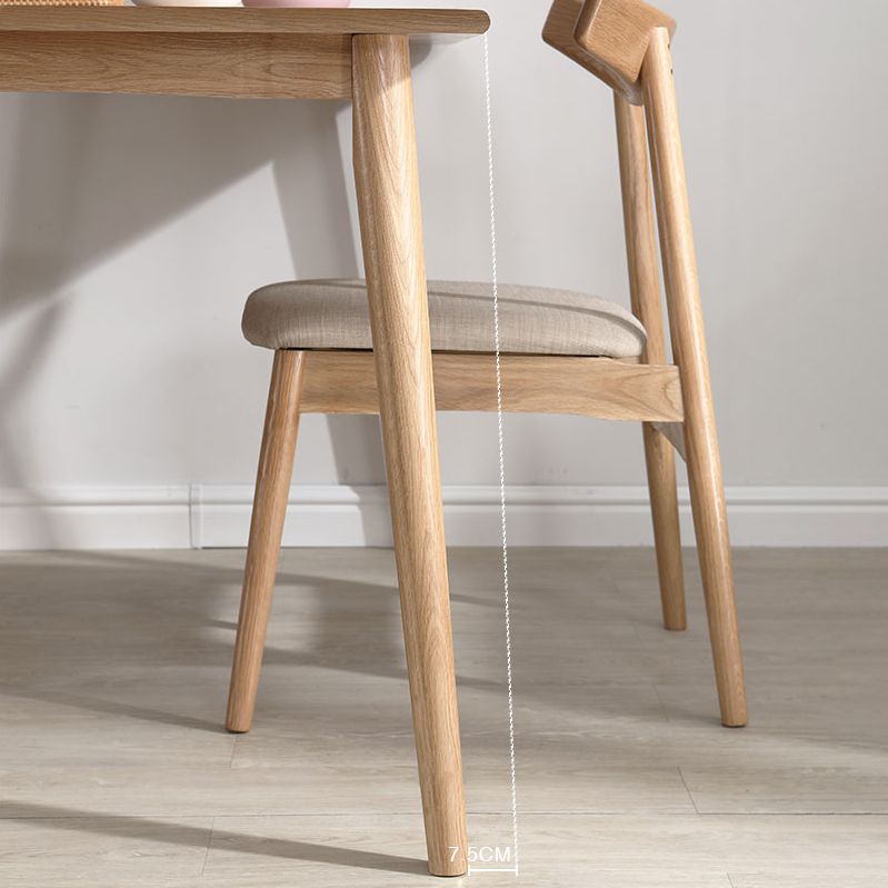 Simple Brown Standard Dining Table Solid Wood Rectangle Dining Table with 4 Legs Base Clearhalo ' dining_table' 'Dining Tables & Seating' 'Dining Tables' 'furn' 'furn_dining_table' 'Furniture' 'furniture_dining_table' 'Kitchen & Dining Furniture' 'kitchen&dining_furn' 'kitchen' 'kitchen_dining_table' 1200x1200_3df76f10-dc05-4189-af51-ea7a703e7b91