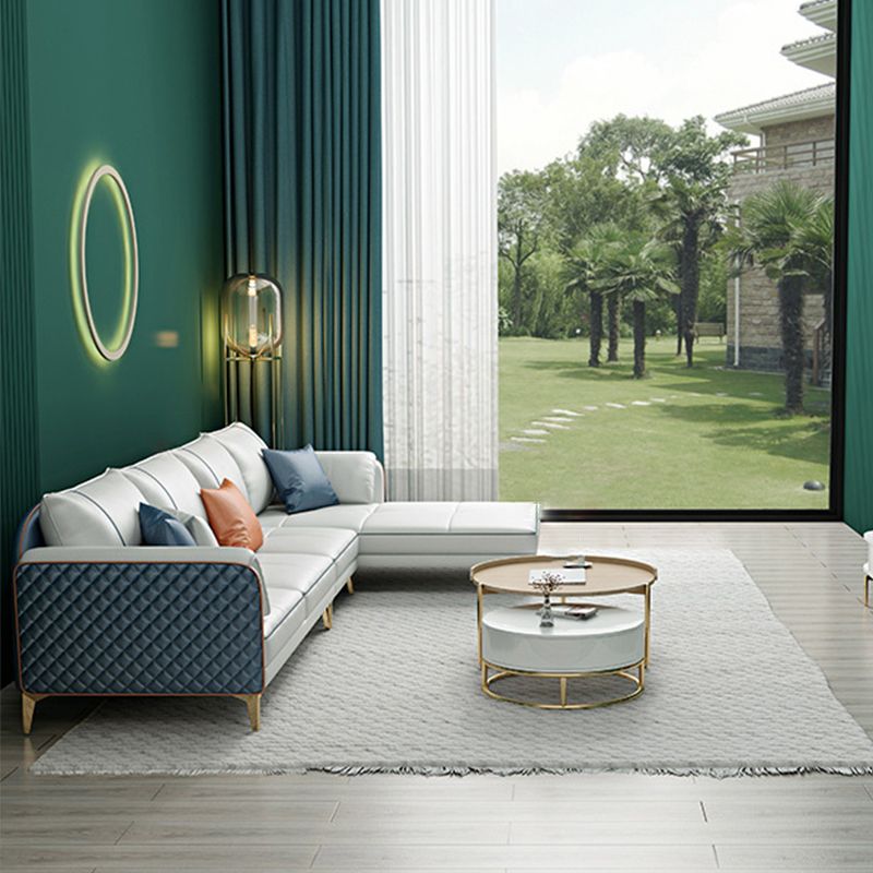 Modern kussen terug sectioneel kussen bovenarm 4-zits sectionele sectionele