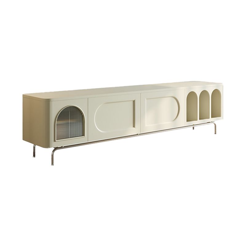 White TV Media Console Console Media Console TV per soggiorno