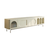White TV Media Console Console Media Console TV per soggiorno