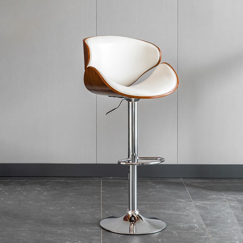 Wood Adjustable Bar & Counter Stool Armed Footrest Indoor Contemporary Bar Stool Clearhalo 'Bar Furniture' 'Bar Stools' 'bar_stools' 'furn' 'furn_bar_stools' 'furniture_bar_stools' 'Kitchen & Dining Furniture' 'kitchen&dining_furn' 'kitchen' 'kitchen_furn' Furniture' 1200x1200_3e00236b-ae8e-4447-920d-332b14fab0d4
