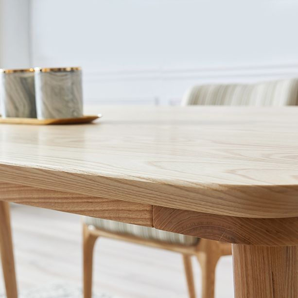 Ash Wood Rectangle Table Modern Dining Table with 4 Legs for Restaurant, in Nature Clearhalo ' dining_table' 'Dining Tables & Seating' 'Dining Tables' 'furn' 'furn_dining_table' 'Furniture' 'furniture_dining_table' 'Kitchen & Dining Furniture' 'kitchen&dining_furn' 'kitchen' 'kitchen_dining_table' 1200x1200_3e06344b-7dd9-4208-8418-a9d037f8fbe8