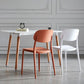 Scandinavian Plastic Armless Dining Chairs Stackable Open Back Side Chair (Set of 4) Clearhalo ' kitchen&dining_furn' 'Dining Chairs' 'Dining Tables & Seating' 'dining_chair' 'furn' 'furn_dining_chair' 'Furniture' 'furniture_dining_chair' 'Kitchen & Dining Furniture' 'kitchen' 1200x1200_3e069cd7-cfc1-4475-8321-88ae9d609544