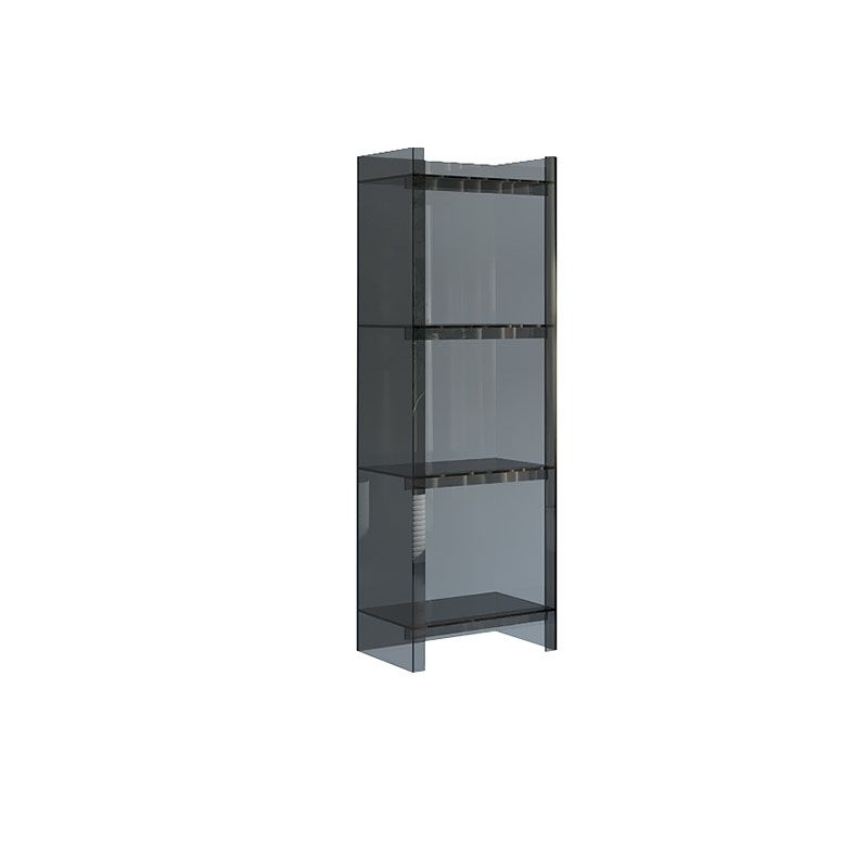 Glam Acrylic Vertical Standard Bookshelf Closed Back Bookshelf for Living Room Clearhalo 'Bookcases' 'furn' 'furn_bookcases' 'Furniture' 'furniture_bookcases' 'kitchen' 'kitchen_bookcases' 'Living Room Furniture' 'Office Furniture' 1200x1200_3e06b25b-dce8-48b9-bc5f-d69b97203d0b