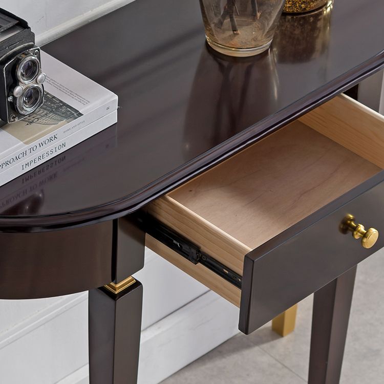 Tavolo da console di legno moderno di metà secolo Tavolo di divano console per la sala