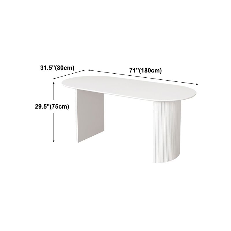 Witte eettafel eigentijdse stijl dinette tafel voor keukenhuis