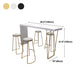 Modern White Metal Bistro Accent Dining Table Cafe Rectangle Patio Bar Table Clearhalo 'Bar Furniture' 'Bar Tables' 'bar_tables' 'furn' 'furn_bar_tables' 'Furniture' 'furniture_bar_tables' 'Kitchen & Dining Furniture' 'kitchen&dining_furn' 'kitchen' 1200x1200_3e0c2b96-59c5-44b3-9733-eb44d745c16b