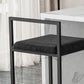 Modern Jewelry Shop Velvet Counter Stools Matte Finish Footrest Barstool Clearhalo 'Bar Furniture' 'Bar Stools' 'bar_stools' 'furn' 'furn_bar_stools' 'Furniture' 'furniture_bar_stools' 'Kitchen & Dining Furniture' 1200x1200_3e0e5b36-f368-46d0-93ca-b4ac94019d56