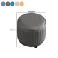 Contemporary Pouf Ottoman Genuine Leather Upholstered Solid Color Cylinder Shape Ottoman Clearhalo 'furn' 'furn_ottomans_poufs' 'Furniture' 'Living Room Furniture' 'Ottomans & Poufs' 'ottomans_poufs' 1200x1200_3e10cc22-d31f-4a35-bf56-aa8c28df707e