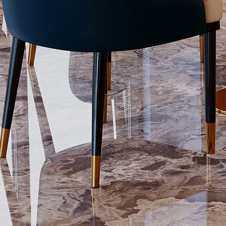 Set da tavolo Dinette in stile glam 1/2/5 pezzi set da pranzo rotondo per casa