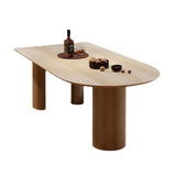 Free Form Dining Table Pinewood Table Contemporary with 3 Legs Clearhalo ' dining_table' 'Dining Tables & Seating' 'Dining Tables' 'furn' 'furn_dining_table' 'Furniture' 'furniture_dining_table' 'Kitchen & Dining Furniture' 'kitchen&dining_furn' 'kitchen' 'kitchen_dining_table' 1200x1200_3e12cd57-1618-475b-956d-30d554a35cf7