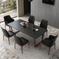 Industrial Stone Kitchen Dinner Table Rectangle Sled Base Dining Table Clearhalo 'Dining Tables & Seating' 'Dining Tables' 'dining_table' 'furn' 'furn_dining_table' 'Furniture' 'Kitchen & Dining Furniture' 1200x1200_3e162f81-5614-42a5-bd47-6fed63e08ee3