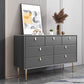 59"L Glam Style Sideboard Table with Pine Solid Wood Drawers Sideboard for Living Room