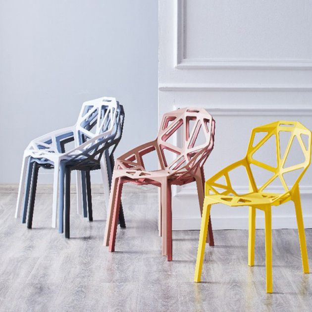 Modern Chairs Dining Arm Chairs with Plastic Legs for Kitchen Clearhalo ' kitchen&dining_furn' 'Dining Chairs' 'Dining Tables & Seating' 'dining_chair' 'Furniture' 'furniture_dining_chair' 'Kitchen & Dining Furniture' 'kitchen' 1200x1200_3e1d6f63-02e8-44dc-9960-d5e29f471ce8