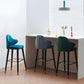 Glam Upholstered Counter Height Stool Adjustable Height Bar Stool Clearhalo 'Bar Furniture' 'Bar Stools' 'bar_stools' 'furn' 'furn_bar_stools' 'Furniture' 'Kitchen & Dining Furniture' 1200x1200_3e1e76cb-a67a-4a95-82f8-4c211384b126