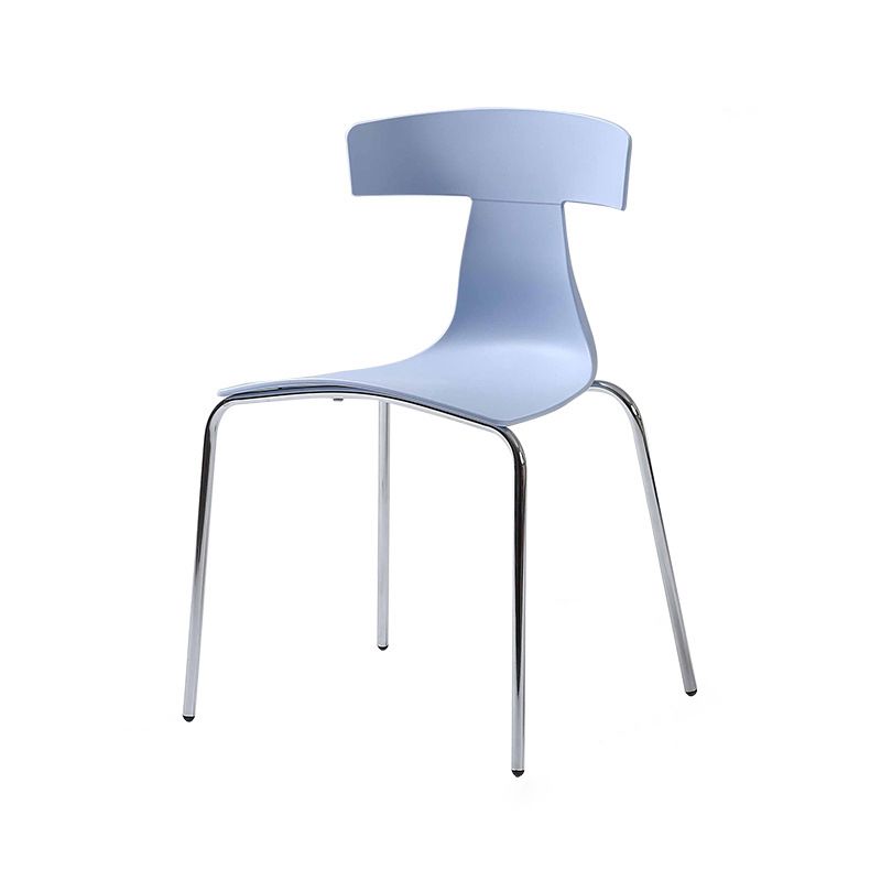 Contemporary Style Metal Chair Set Slat Back Side Kitchen Dining Chair Clearhalo ' kitchen&dining_furn' 'Dining Chairs' 'Dining Tables & Seating' 'dining_chair' 'furn' 'furn_dining_chair' 'Furniture' 'furniture_dining_chair' 'Kitchen & Dining Furniture' 'kitchen' 1200x1200_3e1e798f-4a2e-46e0-8324-e272b3051add