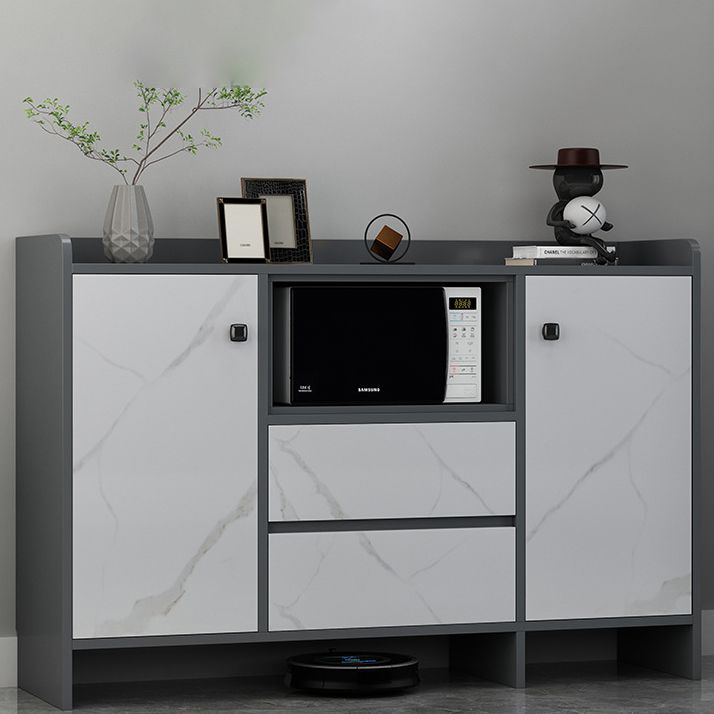 Sideboard Glam Sideboard in legno artificiale con porta per soggiorno