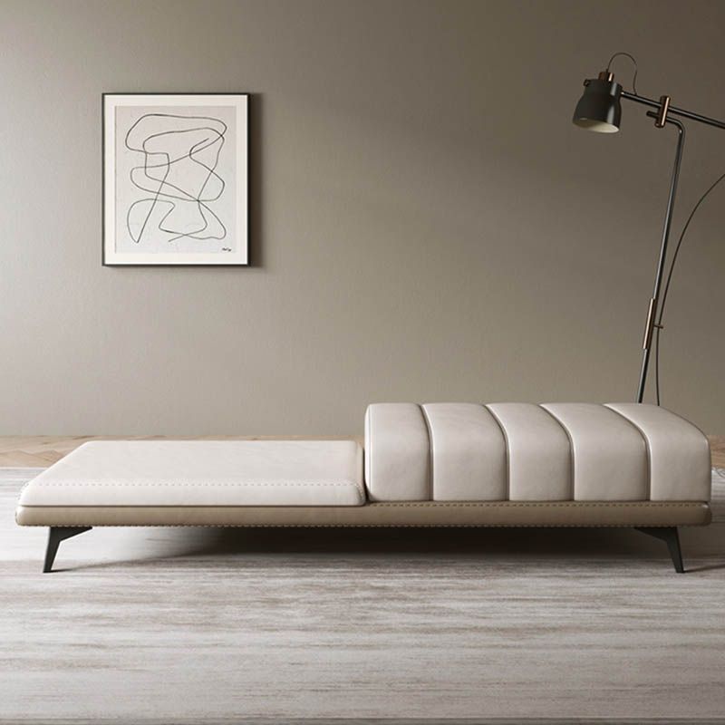 Modern Entryway Bench Rectangle Seating Bench with Upholstered and Metal Base Clearhalo 'Benches' 'Chairs & Seating' 'furn' 'furn_benches' 'Furniture' 'Living Room Furniture' 1200x1200_3e20854b-f68a-445e-92f4-b37534f3e1fa