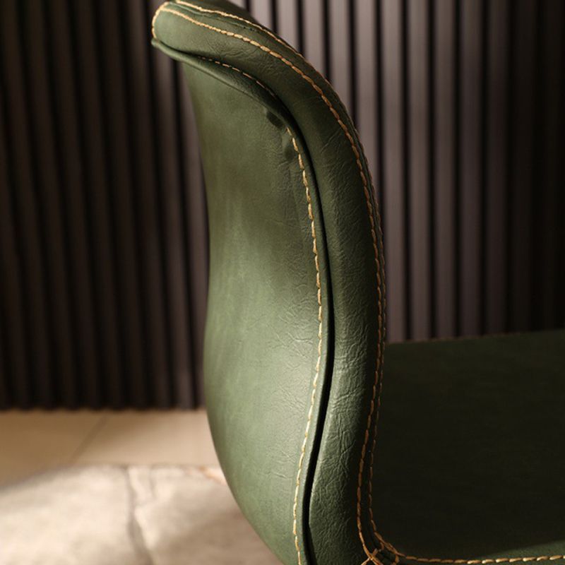 Black Steel Frame Modern Computer Desk Chair Armless Office Chair with Wheels Clearhalo 'furn' 'furn_office_chair' 'Furniture' 'furniture_office_chair' 'Office Chairs' 'Office Furniture' 'office_chair' 1200x1200_3e22bd48-48d2-4f7d-8ee8-37c45321e258