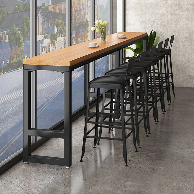 Industrial Style Bar Set 1/4/7/13 Pieces Solid Wood Rectangle Pub Dining Set Clearhalo 'Bar Furniture' 'furn' 'furn_home_bar_bar_sets' 'Furniture' 'Home Bars & Bar Sets' 'home_bar_bar_sets' 'Kitchen & Dining Furniture' 1200x1200_3e237a5e-4a61-44f0-b9cc-5998823b8893