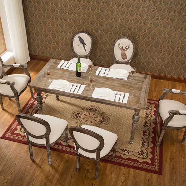 Medieval Modern Pine Wood Table for Restaurant Rectangle Old Table with 4 Legs Clearhalo ' dining_table' 'Dining Tables & Seating' 'Dining Tables' 'furn' 'furn_dining_table' 'Furniture' 'furniture_dining_table' 'Kitchen & Dining Furniture' 'kitchen&dining_furn' 'kitchen' 'kitchen_dining_table' 1200x1200_3e2439d3-a161-4d98-9176-5667adeb167a