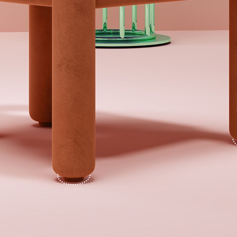 Contemporary Arm Chair Upholstered Open Back Dining Armchair Clearhalo 'Dining Chairs' 'Dining Tables & Seating' 'dining_chair' 'furn' 'furn_dining_chair' 'Furniture' 'Kitchen & Dining Furniture' 1200x1200_3e25540d-cdea-4ec3-81cc-8df8ce1c8423