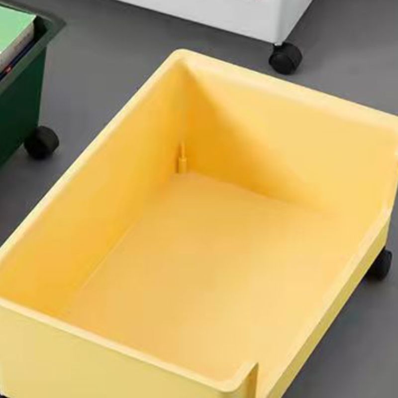 Standard Plastic Bookshelf Scandinavian Open Back Bookcase with Shelf Clearhalo 'Bookcases' 'furn' 'furn_bookcases' 'Furniture' 'Office Furniture' 1200x1200_3e261381-f5c9-4de9-bfe8-04530502849f