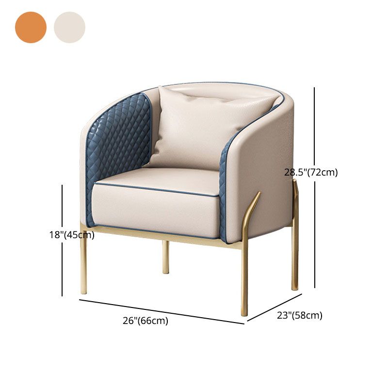 Glam Metal Dining Room Chairs Leather Dining Armless Chair for Restaurant Use Clearhalo 'Dining Chairs' 'Dining Tables & Seating' 'dining_chair' 'furn' 'furn_dining_chair' 'Furniture' 'Kitchen & Dining Furniture' 1200x1200_3e26a06b-f48e-44da-bf45-74b96b58b6c4