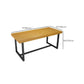 Industrial 1/3/5 Pieces Dining Set Rectangle Wood Dining Table for Dining Room Cafe