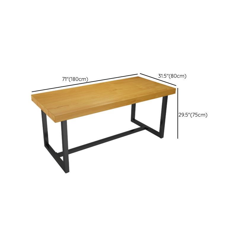 Industrial 1/3/5 Pieces Dining Set Rectangle Wood Dining Table for Dining Room Cafe
