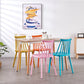 Contemporary Plastic Dining Chair Slat Back Side Chair in Matte Finish for Home Clearhalo 'Dining Chairs' 'Dining Tables & Seating' 'dining_chair' 'furn' 'furn_dining_chair' 'Furniture' 'Kitchen & Dining Furniture' 1200x1200_3e29eeda-a2ff-4cf7-95ad-9392e76b6364