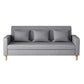 Contemporary 3-seater Sofa Square Arm Settee with Three Pillow Back Clearhalo 'furn' 'furn_sofas' 'Furniture' 'furniture_sofas' 'Living Room Furniture' 'Sofa' 'sofas' 1200x1200_3e2bec9e-a419-416b-b469-db29686dab6f
