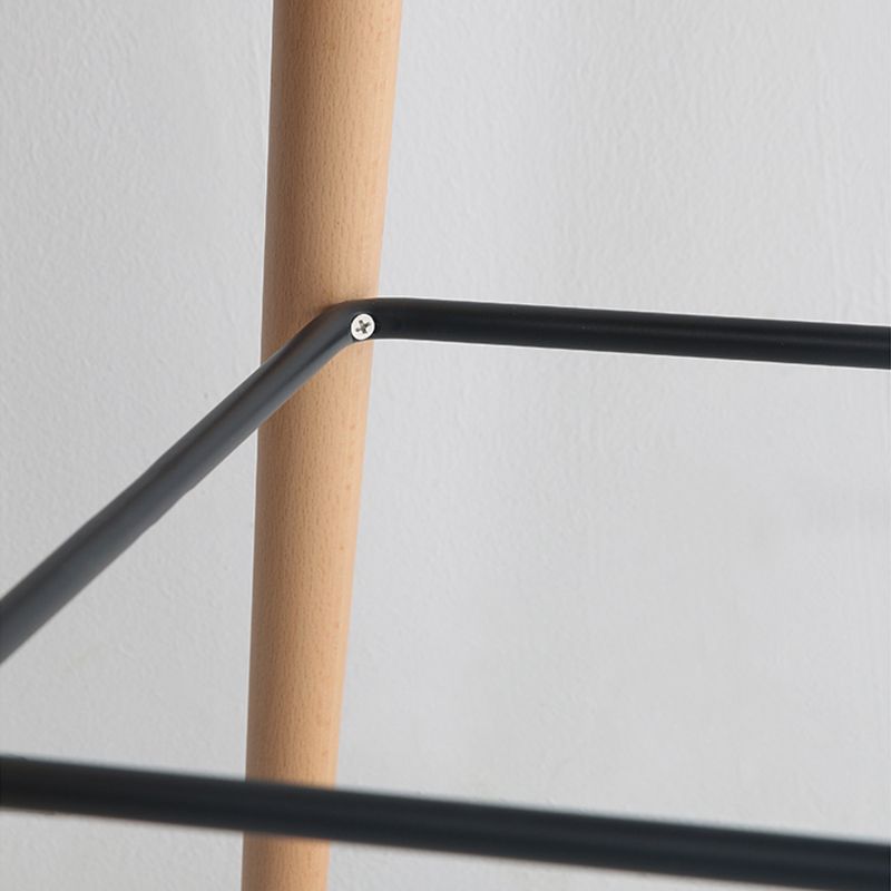 Scandinavian Style Bar-stool with Bucket Seat Counter Stool for Restaurant Bar Clearhalo 'Bar Furniture' 'Bar Stools' 'bar_stools' 'furn' 'furn_bar_stools' 'Furniture' 'furniture_bar_stools' 'Kitchen & Dining Furniture' 1200x1200_3e2ec6f6-a207-43a7-bebd-1d42950b9d98