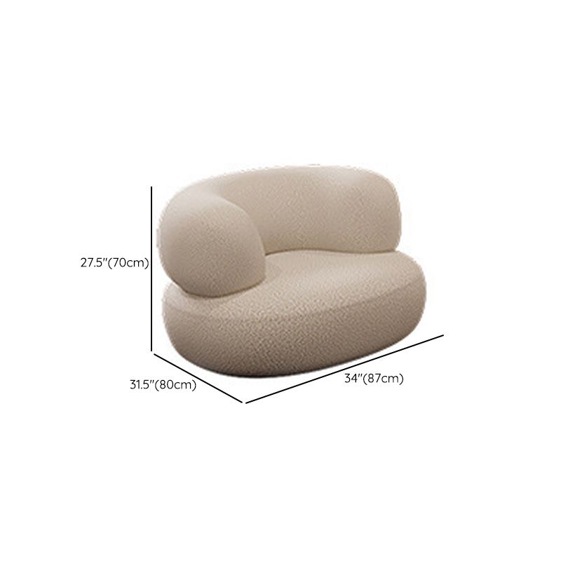 Tight Seat Modern Curved Loveseat Solid Color Stain Resistant Sofa Clearhalo 'furn' 'furn_sofas' 'Furniture' 'Living Room Furniture' 'Sofa' 'sofas' 1200x1200_3e2fde65-0fc1-4d65-9da2-77b7d7758e3d
