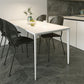 Modern Style Sintered Stone Dining Table 4 Legs Rectangular Table in White Clearhalo ' dining_table' 'Dining Tables & Seating' 'Dining Tables' 'Furniture' 'furniture_dining_table' 'Kitchen & Dining Furniture' 'kitchen&dining_furn' 'kitchen' 'kitchen_dining_table' 1200x1200_3e305ad2-6fd8-47a1-a4b9-d16205e2af3a
