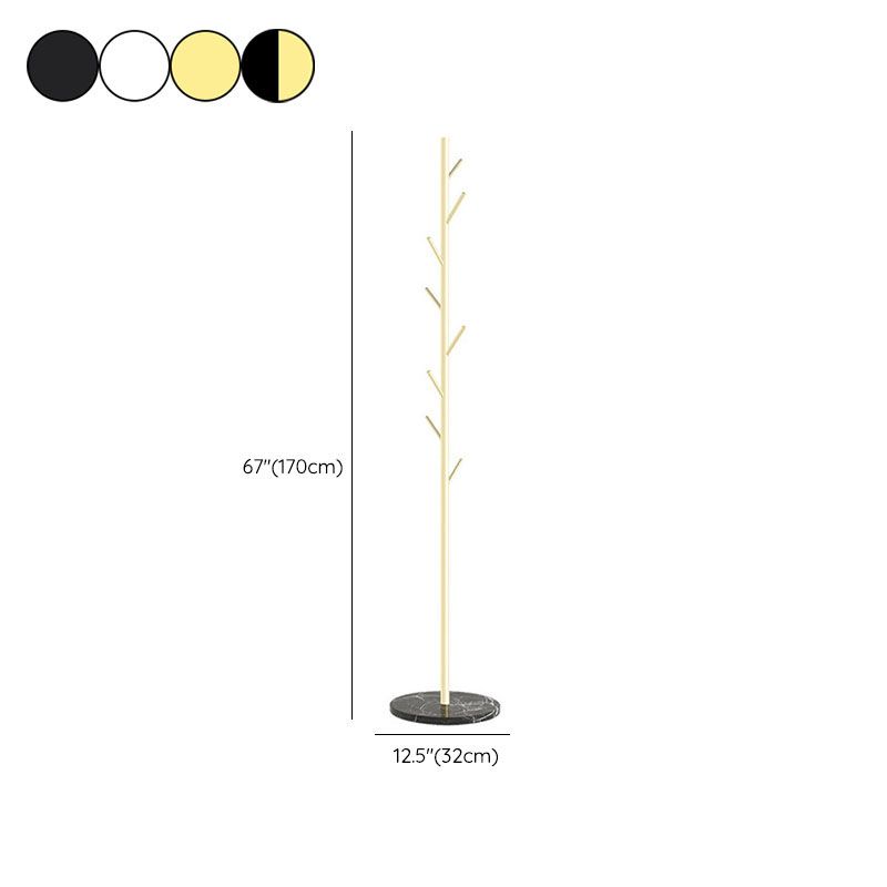 Lussuoso ganci per cappotto per cappotto in metallo rastrellino per camera da letto