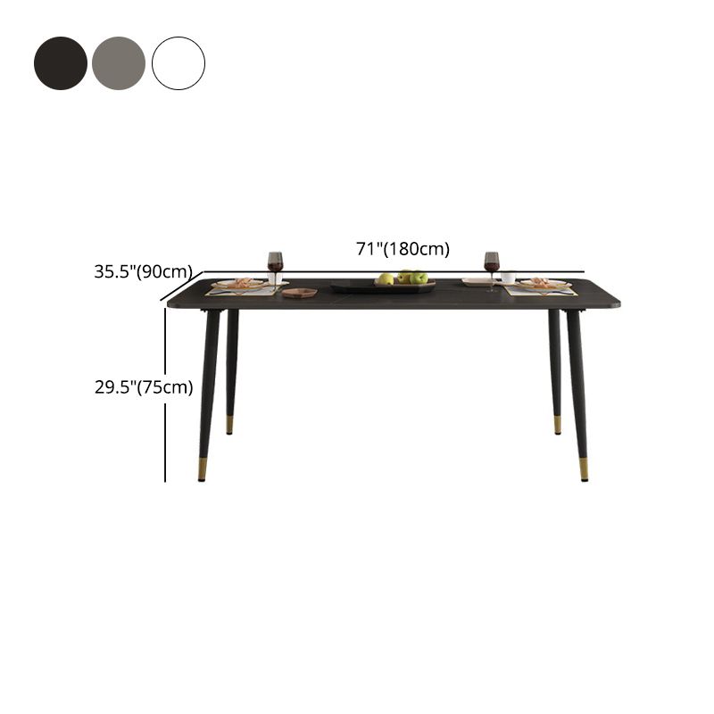 1/2/5/7 Pieces Dining Set Modern Sintered Stone Dining Furniture Set /Separate Items Clearhalo 'Dining Room Sets' 'Dining Tables & Seating' 'dining_room_set' 'furn' 'furn_dining_room_set' 'Furniture' 'furniture_dining_room_set' 'Kitchen & Dining Furniture' 'kitchen&dining_furn' 'kitchen' 1200x1200_3e33f360-bb07-4a87-857b-3d590612a7b7