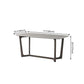 Industrial Sintered Stone Table for Restaurant Rectangle Dining Table with wooden Trestle Base Clearhalo ' dining_table' 'Dining Tables & Seating' 'Dining Tables' 'furn' 'furn_dining_table' 'Furniture' 'furniture_dining_table' 'Kitchen & Dining Furniture' 'kitchen&dining_furn' 'kitchen' 'kitchen_dining_table' 1200x1200_3e36566c-8cca-4e2a-af3b-d13c2b76b13b