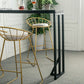 Industrial Table and Stool 1/4 Pieces Solid Wood Pub Table Set Clearhalo 'Bar Furniture' 'furn' 'furn_home_bar_bar_sets' 'Furniture' 'Home Bars & Bar Sets' 'home_bar_bar_sets' 'Kitchen & Dining Furniture' 1200x1200_3e366529-a9af-4d1b-8495-ab9c05c4b937