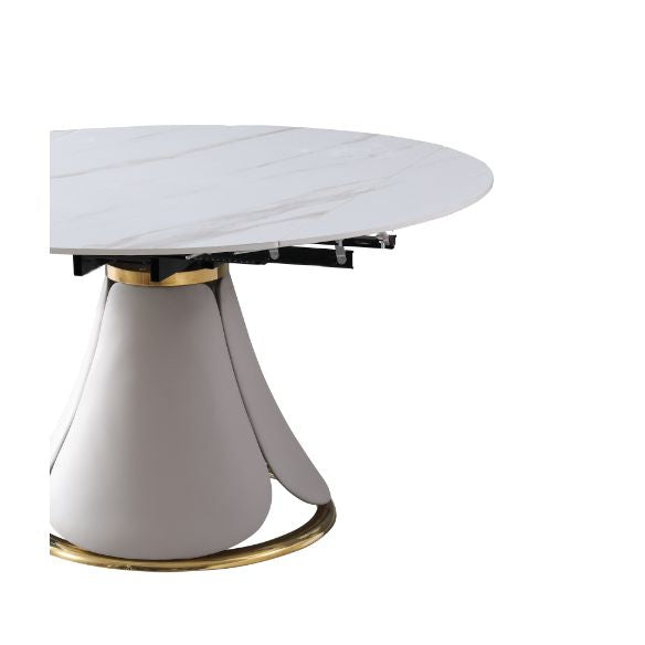 Extendable Modern Kitchen Dining Furniture Set with Sintered Stone Table Dining Room Table Set Clearhalo 'Dining Room Sets' 'Dining Tables & Seating' 'dining_room_set' 'furn' 'furn_dining_room_set' 'Furniture' 'furniture_dining_room_set' 'Kitchen & Dining Furniture' 'kitchen&dining_furn' 'kitchen' 1200x1200_3e376433-5065-49fb-be2b-63b7c55a2d33