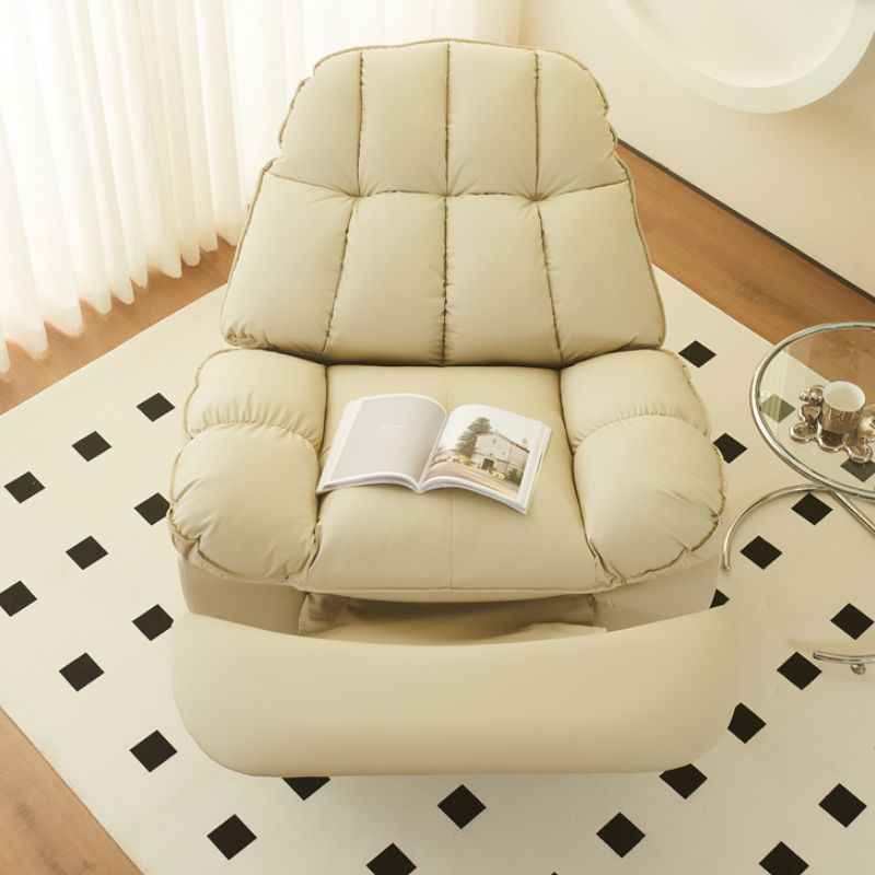 Tradizionale rociere girevole reclinabile in metallo standard in metallo