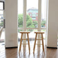 Modern Footrest Counter Chair Saddle Seat Solid Wood Bar Stool in Coffee Shop Clearhalo 'Bar Furniture' 'Bar Stools' 'bar_stools' 'furn' 'furn_bar_stools' 'Furniture' 'Kitchen & Dining Furniture' 1200x1200_3e3bd600-6ad0-4037-b6b2-080397bba34d