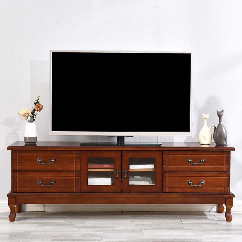 Contemporary TV Media Stand Wooden Media Console with Drawers Clearhalo 'furn' 'furn_tv_stands_entertainment_centers' 'Furniture' 'Living Room Furniture' 'TV Stands & Entertainment Centers' 'TV Stands & Media Storage Furniture' 'tv_stands_entertainment_centers' 1200x1200_3e3d0857-e413-4d7a-9259-cbca1e0ff4f7
