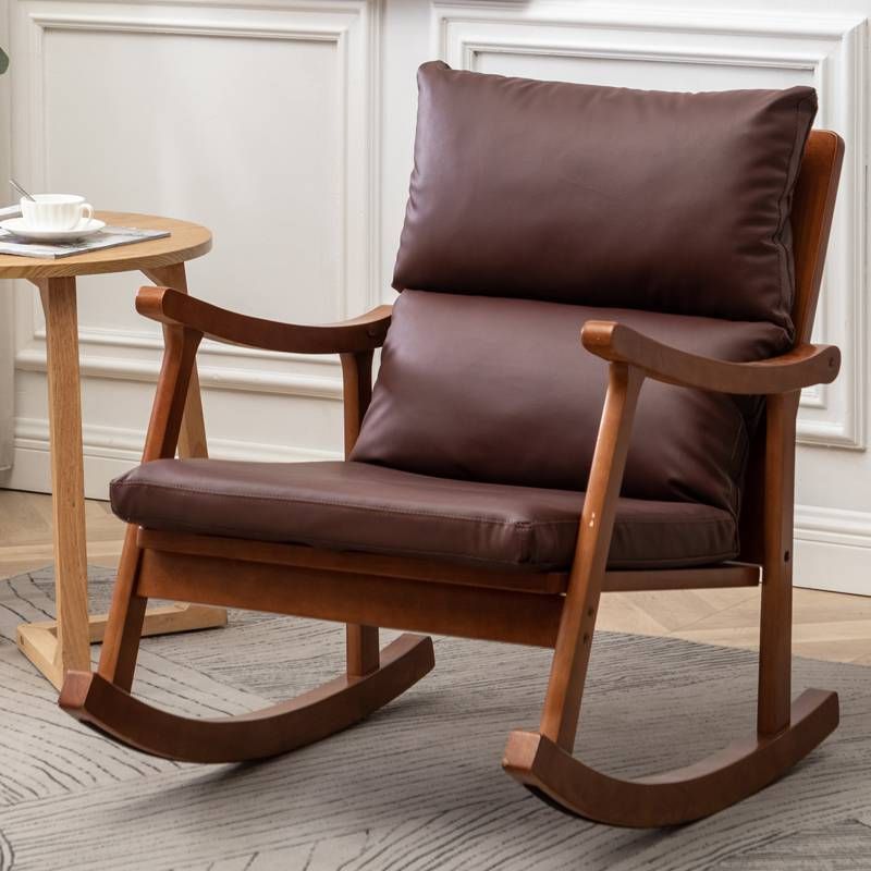 Chaise à bascule du canapé moderne du milieu du siècle chaise à bascule paresseuse pour la maison