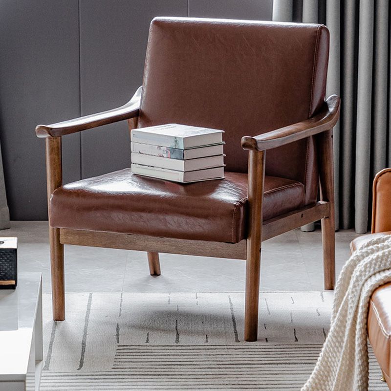 Solid Wood Side Chair Stain Resistant Lounge Chair for Living Room Clearhalo 'Accent Chairs' 'accent_chairs' 'Chairs & Seating' 'furn' 'furn_accent_chairs' 'Furniture' 'Living Room Furniture' 1200x1200_3e3f3c9c-2c91-48f1-b410-8a669ceac328