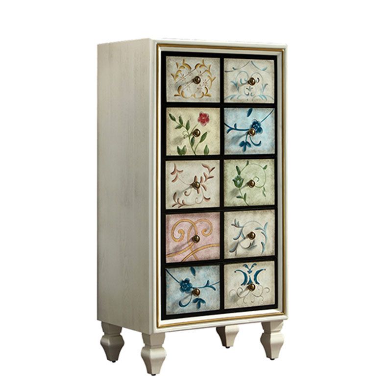 15,99/17,55 inch W Traditionele opbergkorst Dressoir massief houtservleek