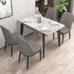 Home Scandinavian Arm Chair Parsons Back Upholstered Metal Dining Room Chair Clearhalo ' kitchen&dining_furn' 'Dining Chairs' 'Dining Tables & Seating' 'dining_chair' 'furn' 'furn_dining_chair' 'Furniture' 'furniture_dining_chair' 'Kitchen & Dining Furniture' 'kitchen' 1200x1200_3e40bde0-f0d1-4ec7-ac16-41b3fa5b0b23